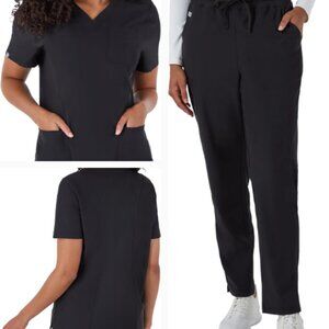 Hanes Women’s Scrub Set - Size Medium (Top + Pants Bundle)
